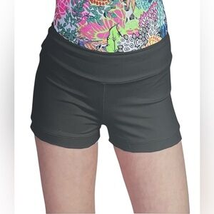 Swdarz Black High-Waist Gym/Dance Shorts – XS – NWT